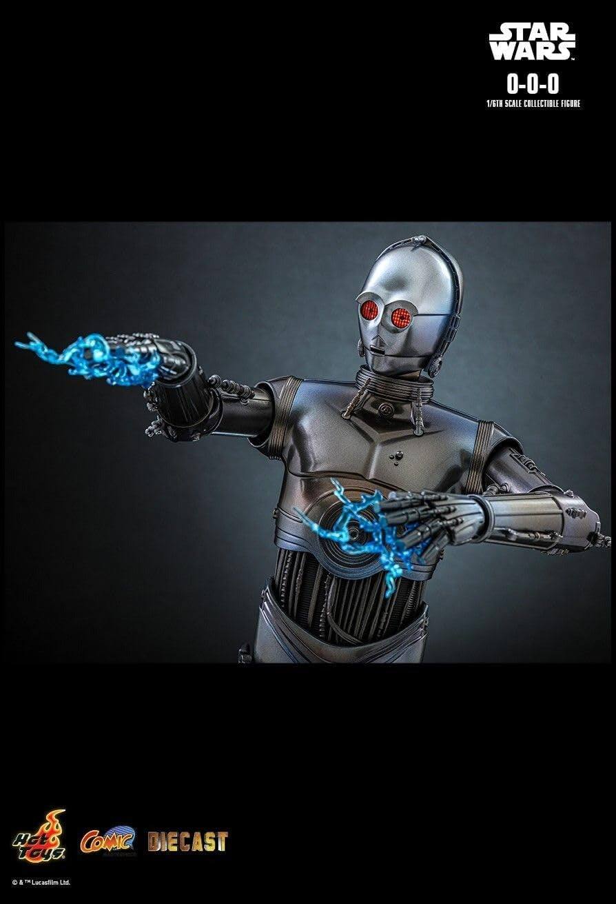 STAR WARS. 0-0-0 1/6TH SCALE COLLECTIBLE FIGURE. Hot Toys. COMIC DIECAST Toys. © & ™ Lucasfilm Ltd.