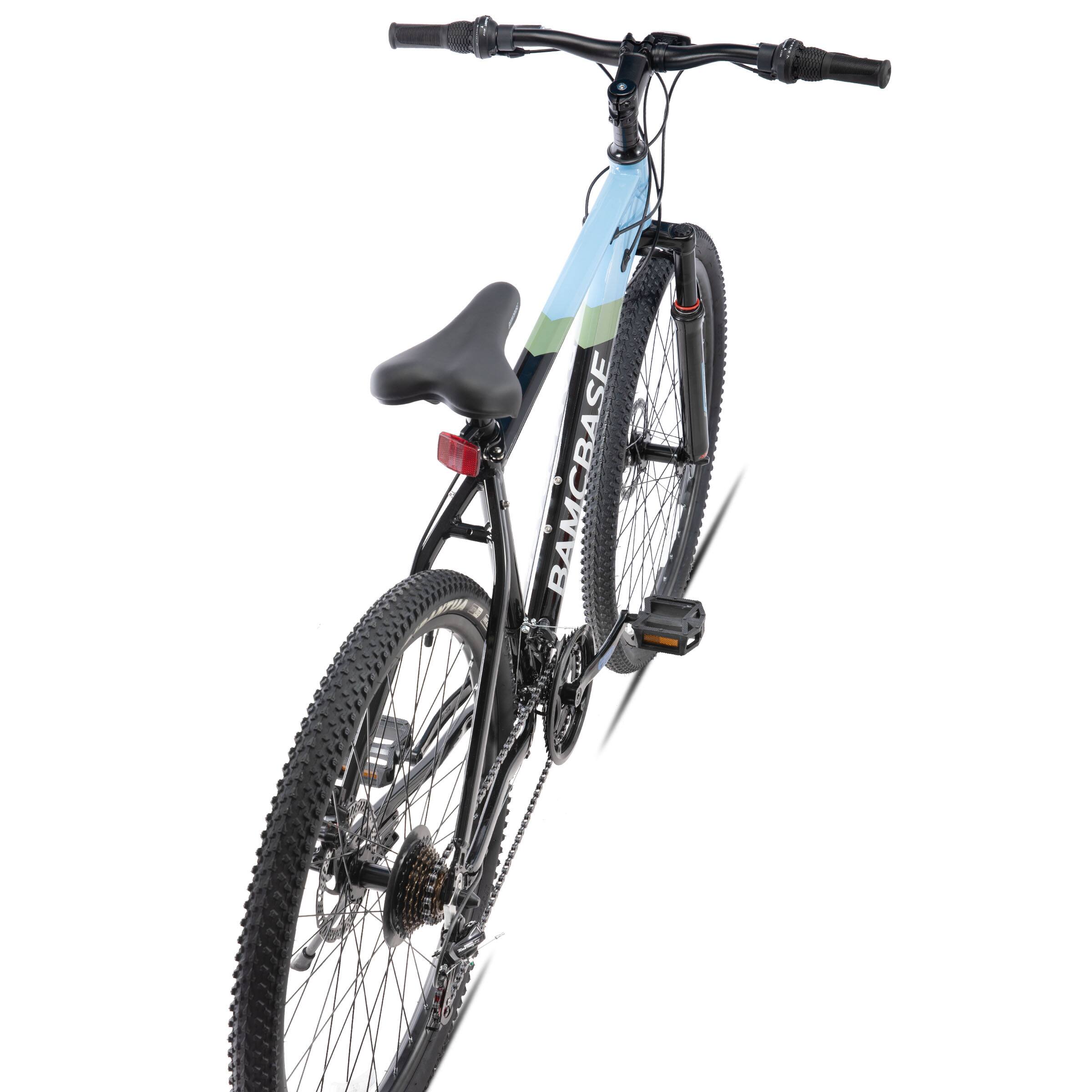 Alt View 4. JOYSTAR - BAMCBASE Rockford 27.5 Inch Mountain Bike, 21-Speed Adult Bicycle for Men and Women, MTB with Dual Disc Brakes, Blue - Blue.
