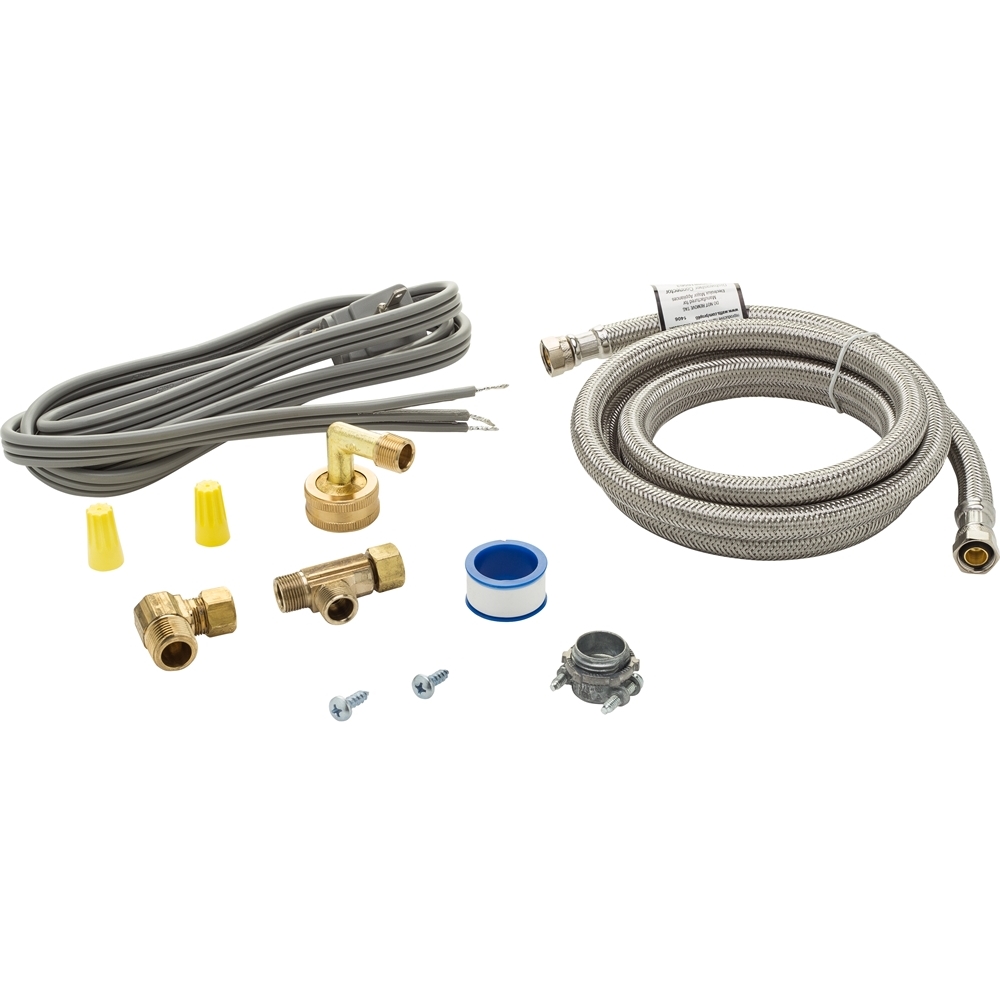 Angle View: Smart Choice - 6' Dishwasher Water Line and 6' Power Cord Kit - Multi