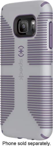 Speck - CandyShell Grip Case for Samsung Galaxy S7 Cell Phones - Gray - Larger Front