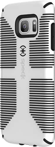 Speck - CandyShell Grip Case for Samsung Galaxy S7 edge Cell Phones - White - Larger Front