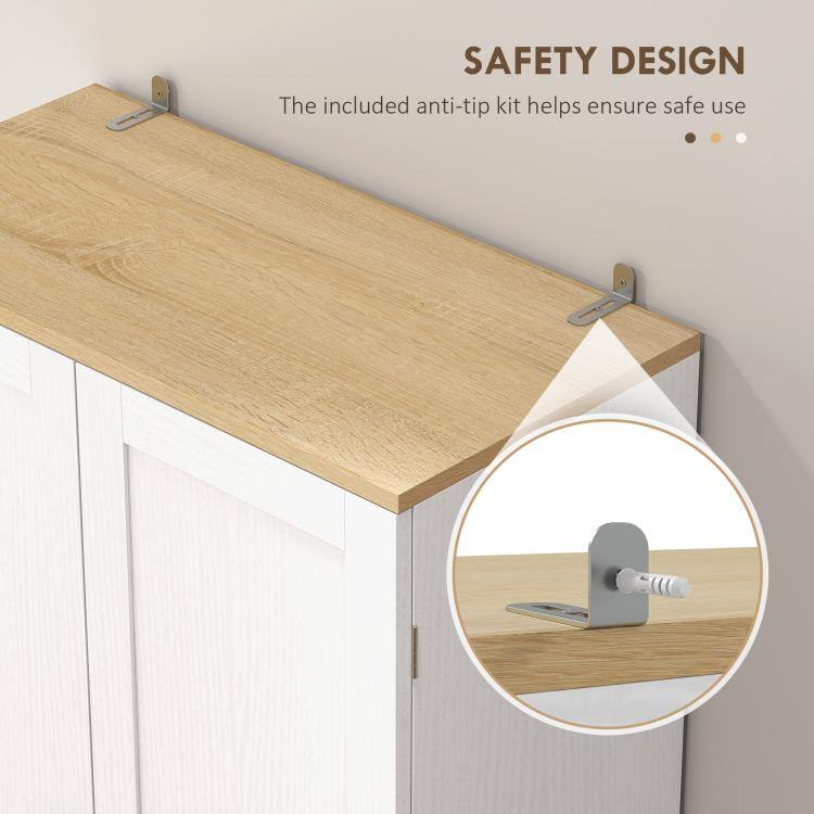 SAFETY DESIGN  
The included anti-tip kit helps ensure safe use
