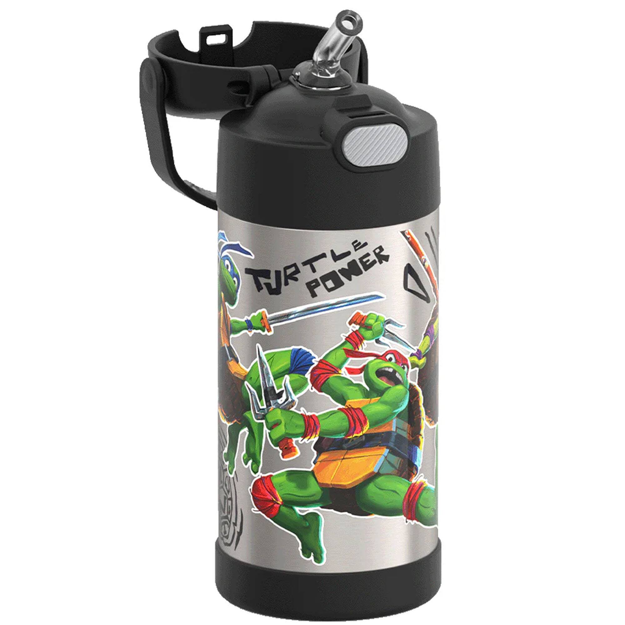 Alt View 1. Thermos - Thermos 12 oz. Kid's Funtainer Insulated Water Bottle - Teenage Mutant Ninja Turtle Movie - Teenage Mutant Ninja Turtle Movie.