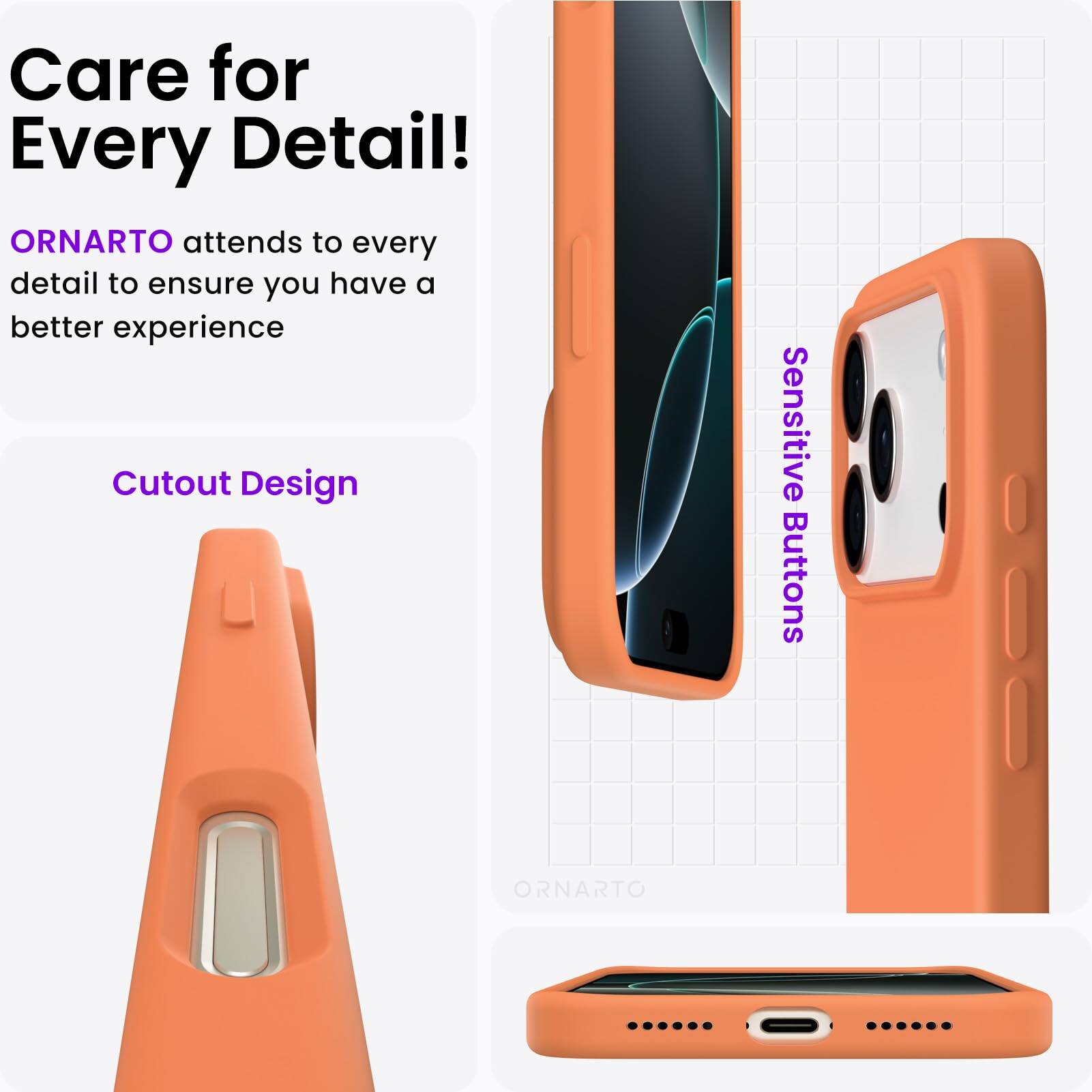 Care for Every Detail!

ORNARTO attends to every detail to ensure you have a better experience

Cutout Design

Sensitive Buttons