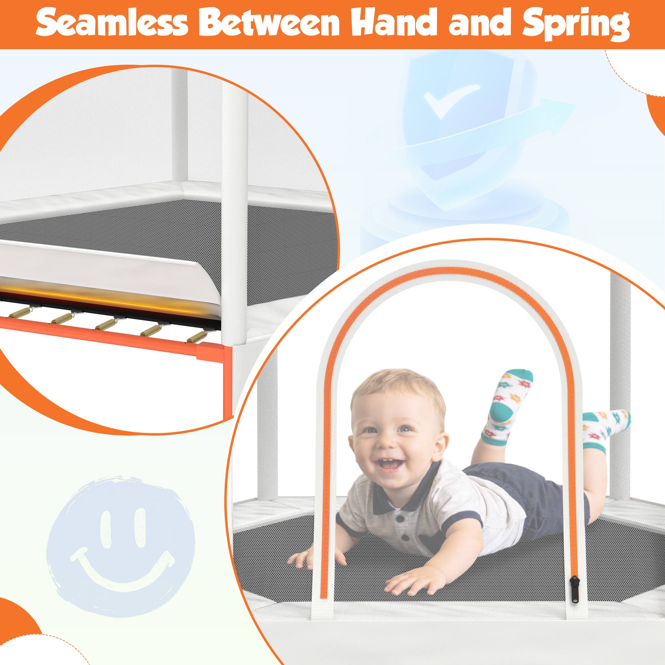 Seamless Between Hand and Spring