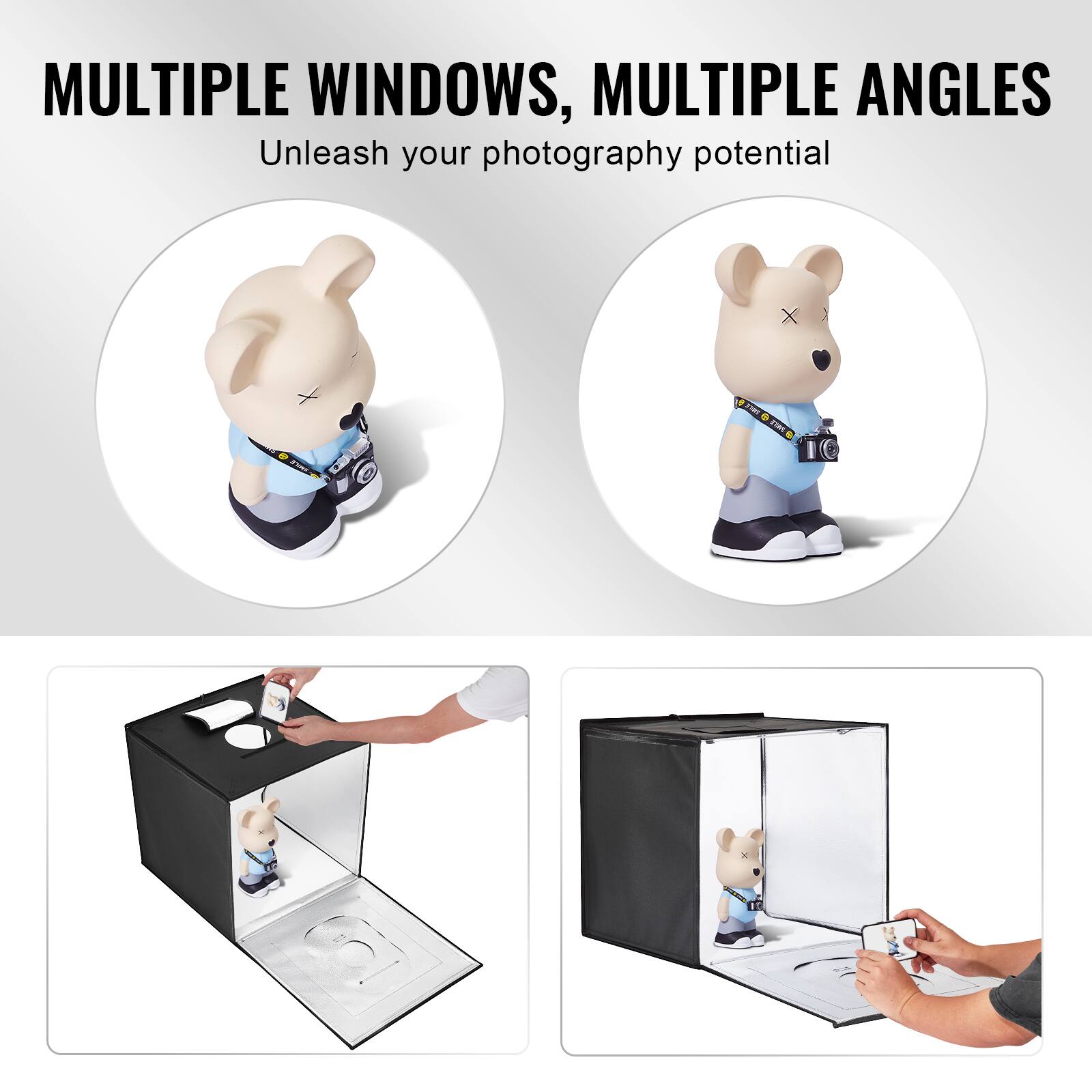 MULTIPLE WINDOWS, MULTIPLE ANGLES  
Unleash your photography potential