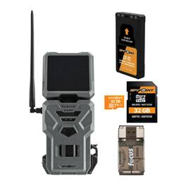 Spypoint - Flex-S-Dark Solar Cellular Trail Camera with Solar Panel & Dual SIM