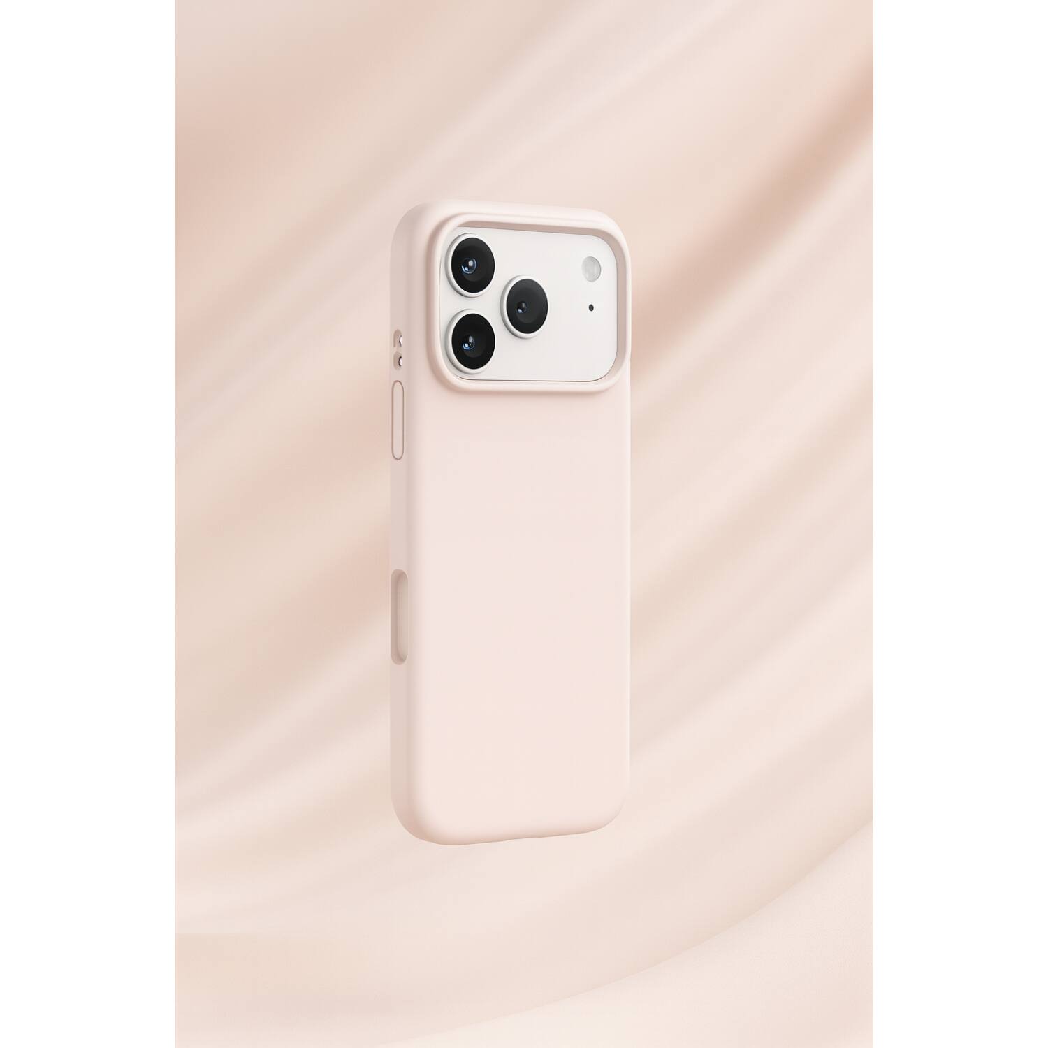Angle. SaharaCase - Apple iPhone 17 Pro Max Silicone Case | Compatible with Magsafe | Smooth Finish | Venture Series - Desert Rose.
