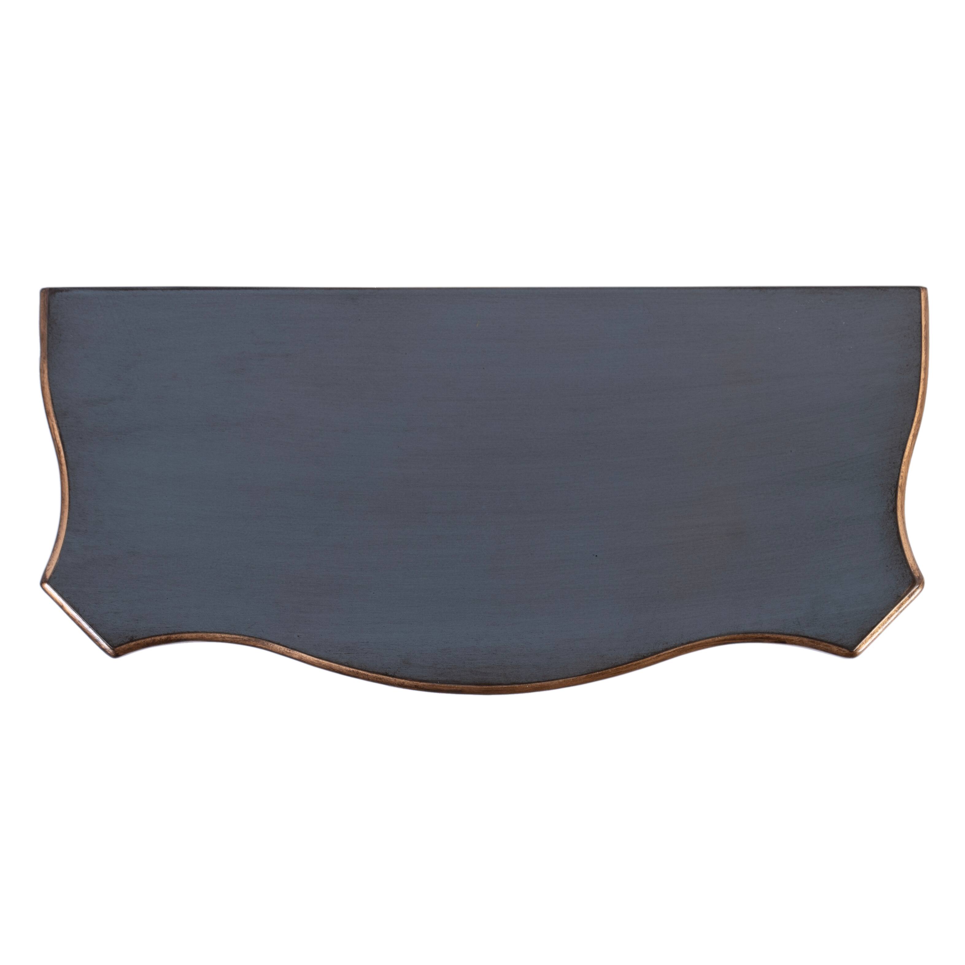 Alt View 4. Butler Specialty - Cheshire 22 in. W Rectangular Wood Ballerina Console Table with Open Shelf - Pastel Blue.