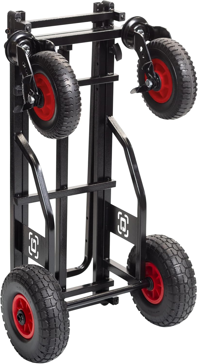Back. Gator - 52-Inch All-Terrain Folding Multi-Utility Equipment Cart with 500 lb. Capacity and 8 Modes.