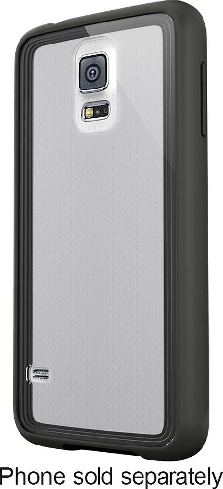 Front. Belkin - AIR PROTECT Grip Vue Case for Samsung Galaxy S 5 Cell Phones - Clear/Black.