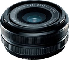 Fujifilm - XF 18mm f/2 R Pancake Lens - Black - Front_Zoom