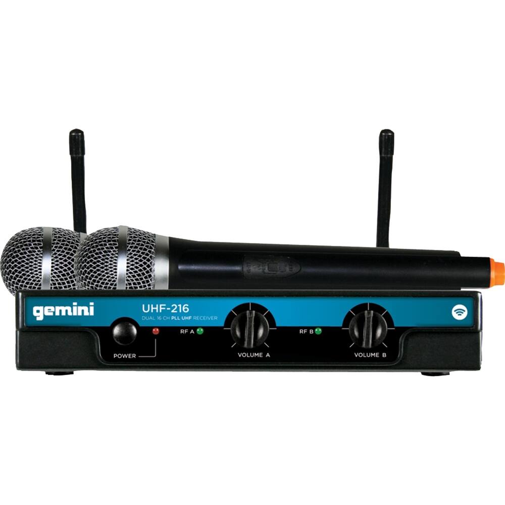 Best Buy Gemini Pro Audio Dual Channel UHF Wireless Microphone