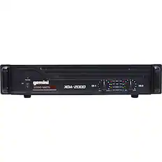 Front. Gemini - XGA-2000 Professional Power Amplifier - Black.
