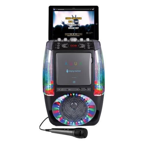 Alt View 11. Singing Machine - AGUA CD+G Karaoke System - Black.