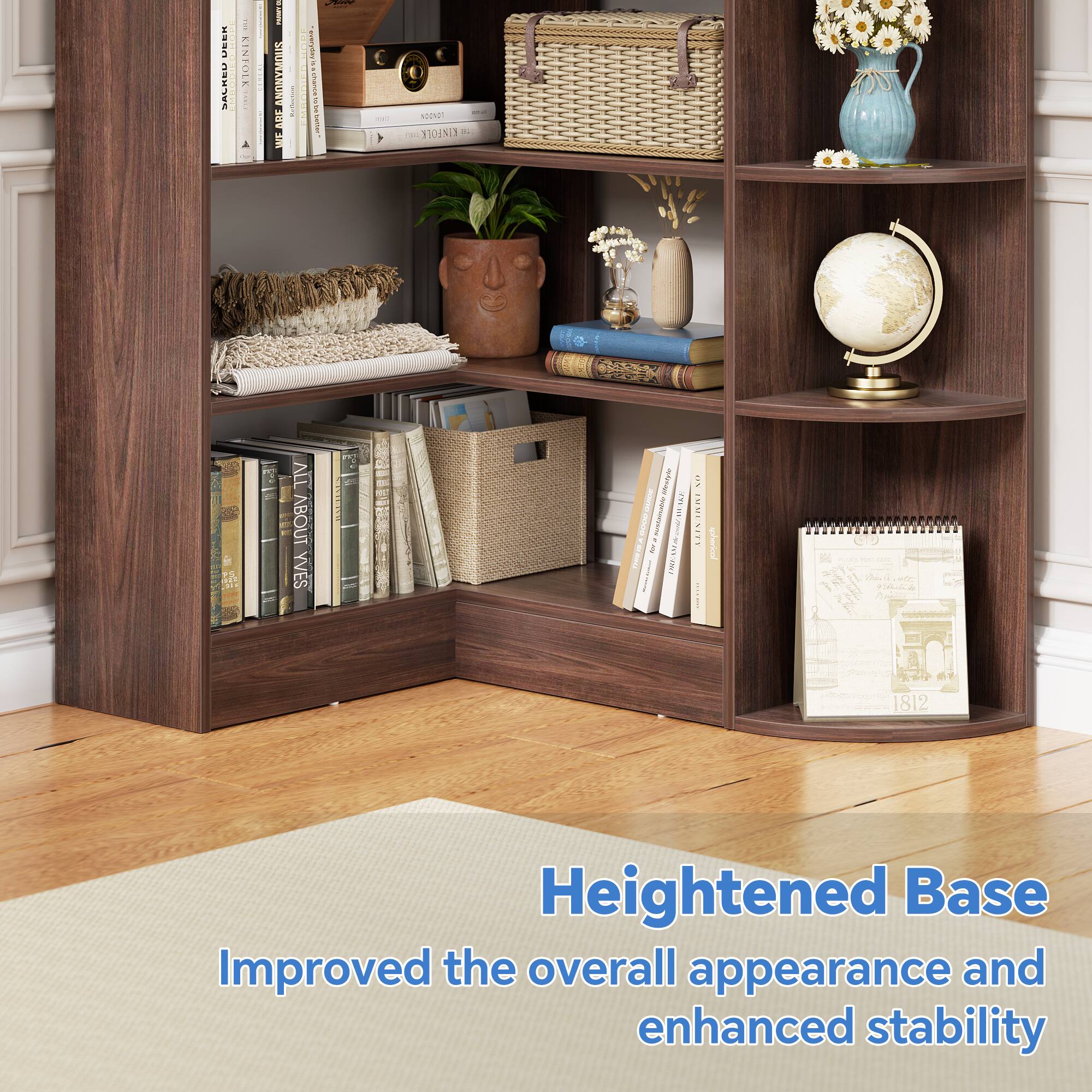 Heightened Base  
Improved the overall appearance and enhanced stability