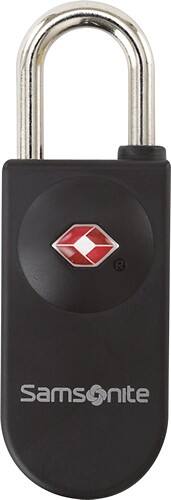 Front Standard. Samsonite - Travel Sentry Card Key Lock - Black.