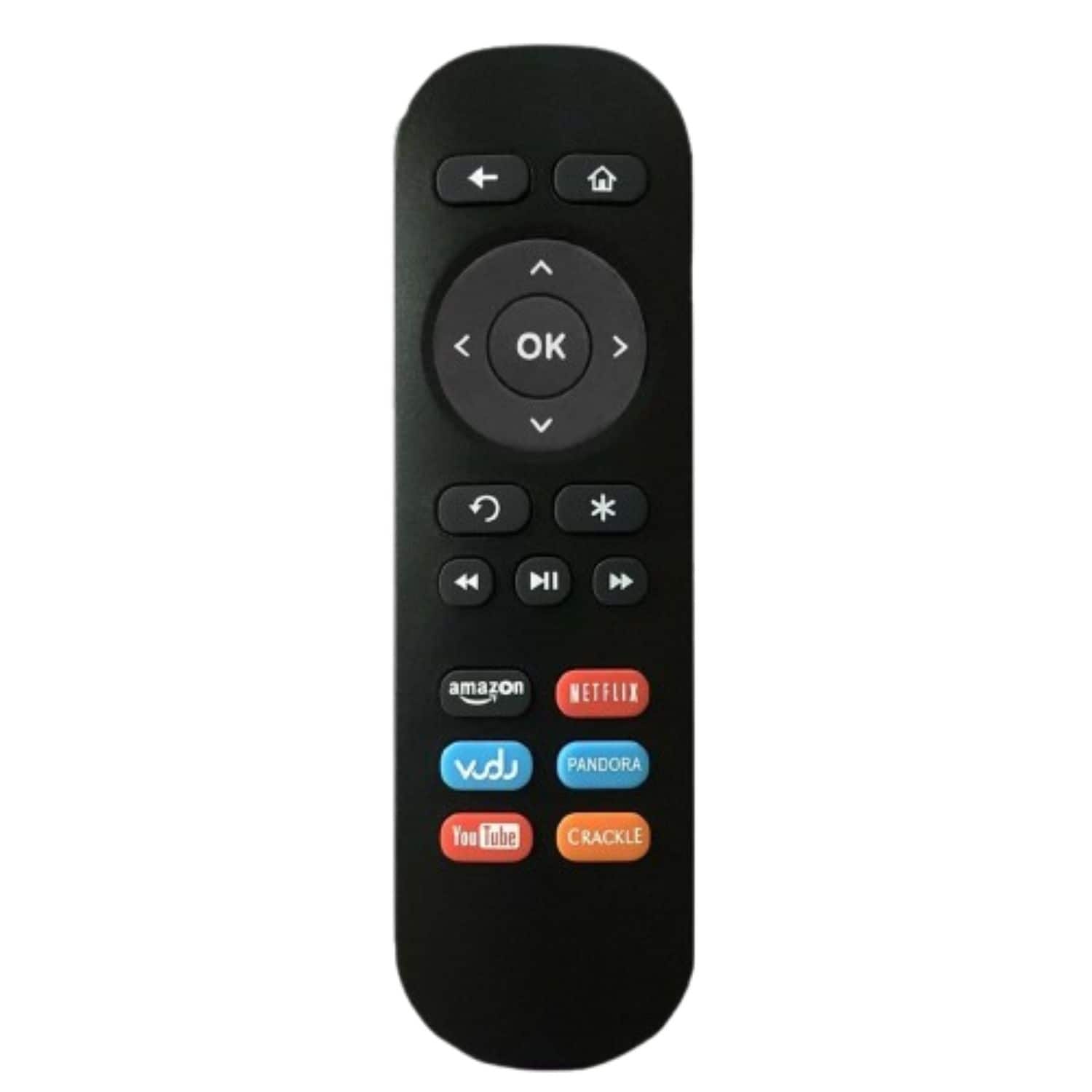 Home Collection - Replacement Remote Control for Roku 1/2/3/4, Express+, Premiere+, Ultra – No Setup Needed