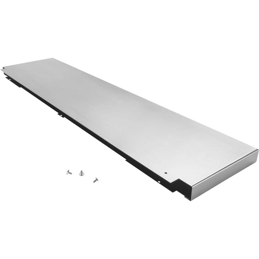 Front. Whirlpool - 9" Backguard for 36" Range or Cooktop. - Stainless steel.