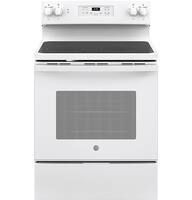 Customer Reviews Ge Jb645dkww Best Ge 5 3 Cu Ft Self Cleaning Freestanding Electric Range White