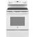 Front. GE - 5.3 Cu. Ft. Freestanding Electric Range with Self-cleaning - White.