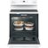 Alt View Zoom 2. GE - 5.3 Cu. Ft. Freestanding Electric Range with Self-cleaning - White.