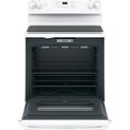 Alt View Zoom 1. GE - 5.3 Cu. Ft. Freestanding Electric Range with Self-cleaning - White.