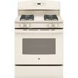 GE - 5.0 Cu. Ft. Self-Cleaning Freestanding Gas Range - Bisque - Larger Front