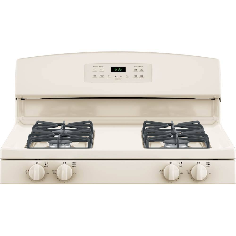 Best Buy GE 5.0 Cu. Ft. SelfCleaning Freestanding Gas Range Bisque