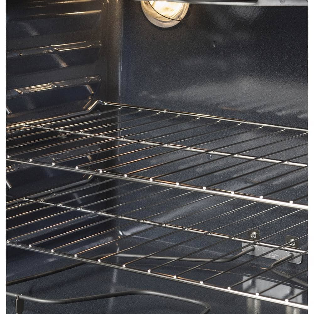 Alt View 16. GE - 5.3 Cu. Ft. Freestanding Electric Range with Self-cleaning - Slate.