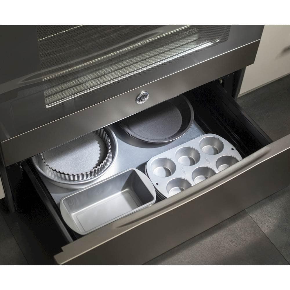 Alt View 17. GE - 5.3 Cu. Ft. Freestanding Electric Range with Self-cleaning - Slate.