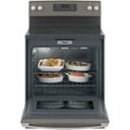 Alt View Zoom 2. GE - 5.3 Cu. Ft. Freestanding Electric Range with Self-cleaning - Slate.