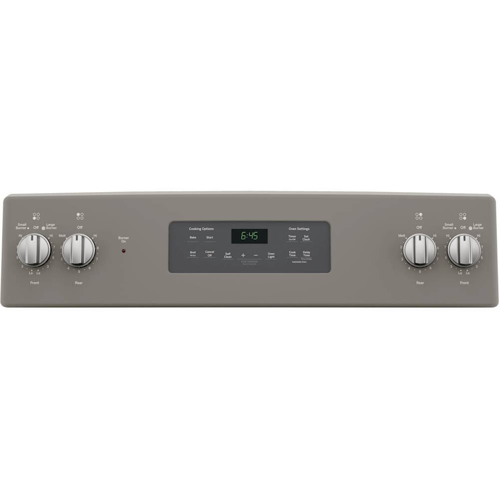 Alt View 12. GE - 5.3 Cu. Ft. Freestanding Electric Range with Self-cleaning - Slate.