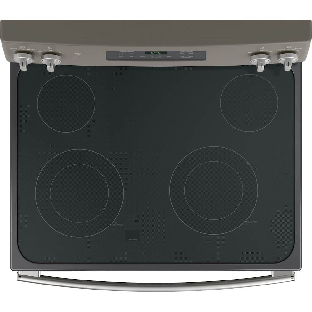 Alt View 11. GE - 5.3 Cu. Ft. Freestanding Electric Range with Self-cleaning - Slate.