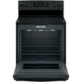 Alt View Zoom 1. GE - 5.3 Cu. Ft. Freestanding Electric Range with Self-cleaning - Black.