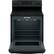 Alt View 1. GE - 5.3 Cu. Ft. Freestanding Electric Range with Self-cleaning - Black.