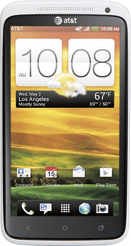  HTC - One X 4G Mobile Phone - White (AT&amp;T)