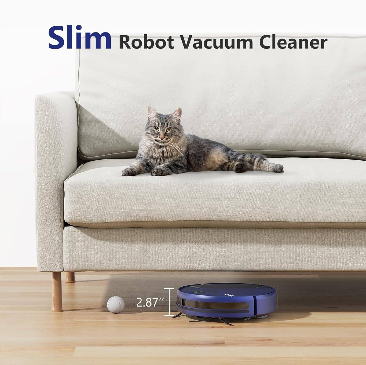Slim Robot Vacuum Cleaner
2.87"