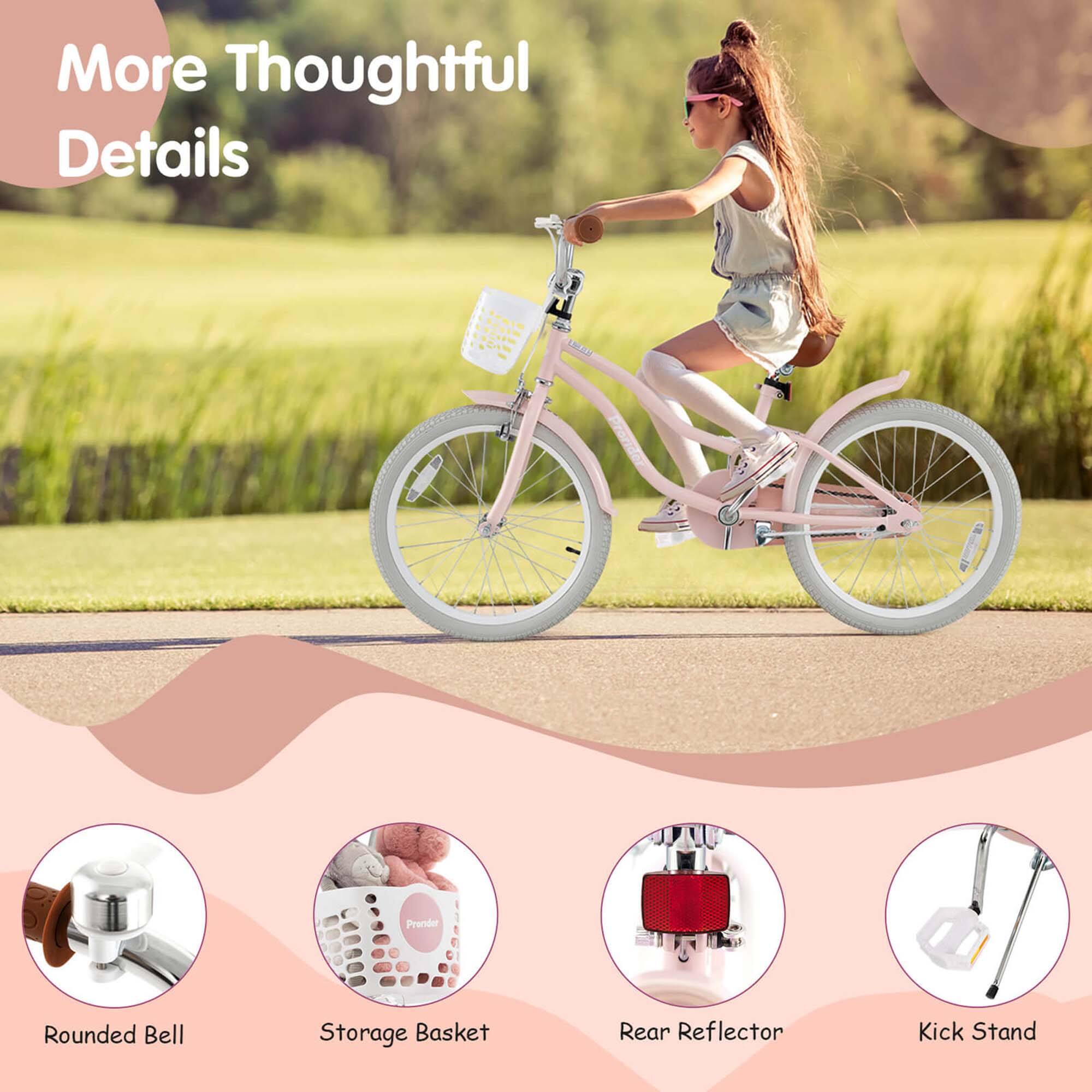 More Thoughtful Details

- Rounded Bell
- Storage Basket
- Rear Reflector
- Kick Stand