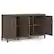 Alt View 11. Simpli Home - Ela Wide Storage Cabinet - Smoky Brown.