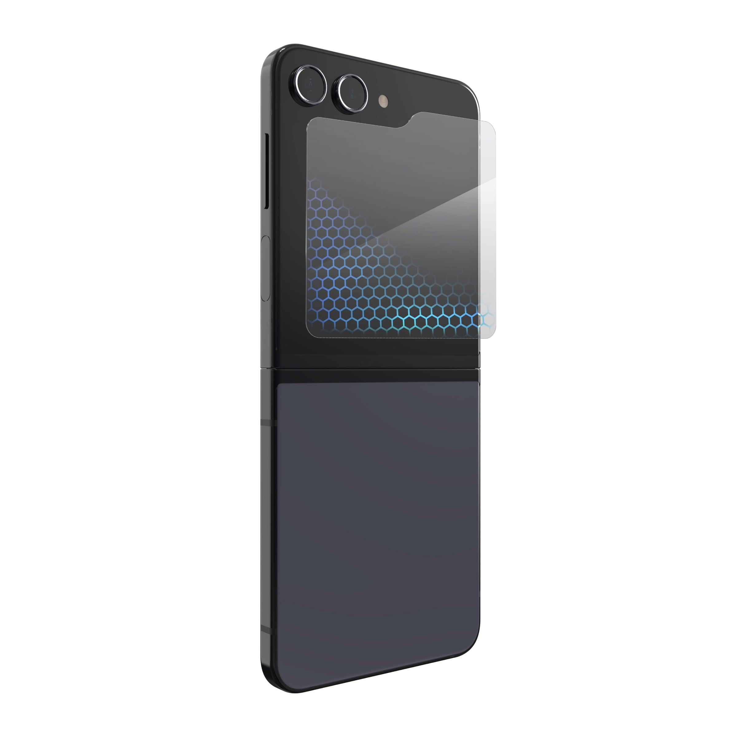 Front. ZAGG - ZAGG XTR2 Samsung Galaxy Z Flip5 Screen Protector - Clear.