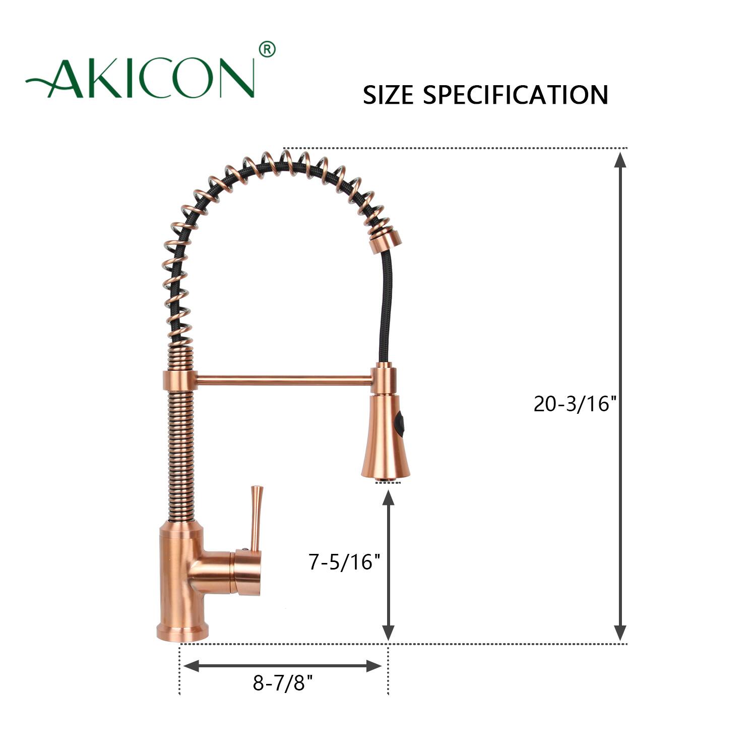 AKICON SIZE SPECIFICATION  
20-3/16"  
7-5/16"  
8-7/8"