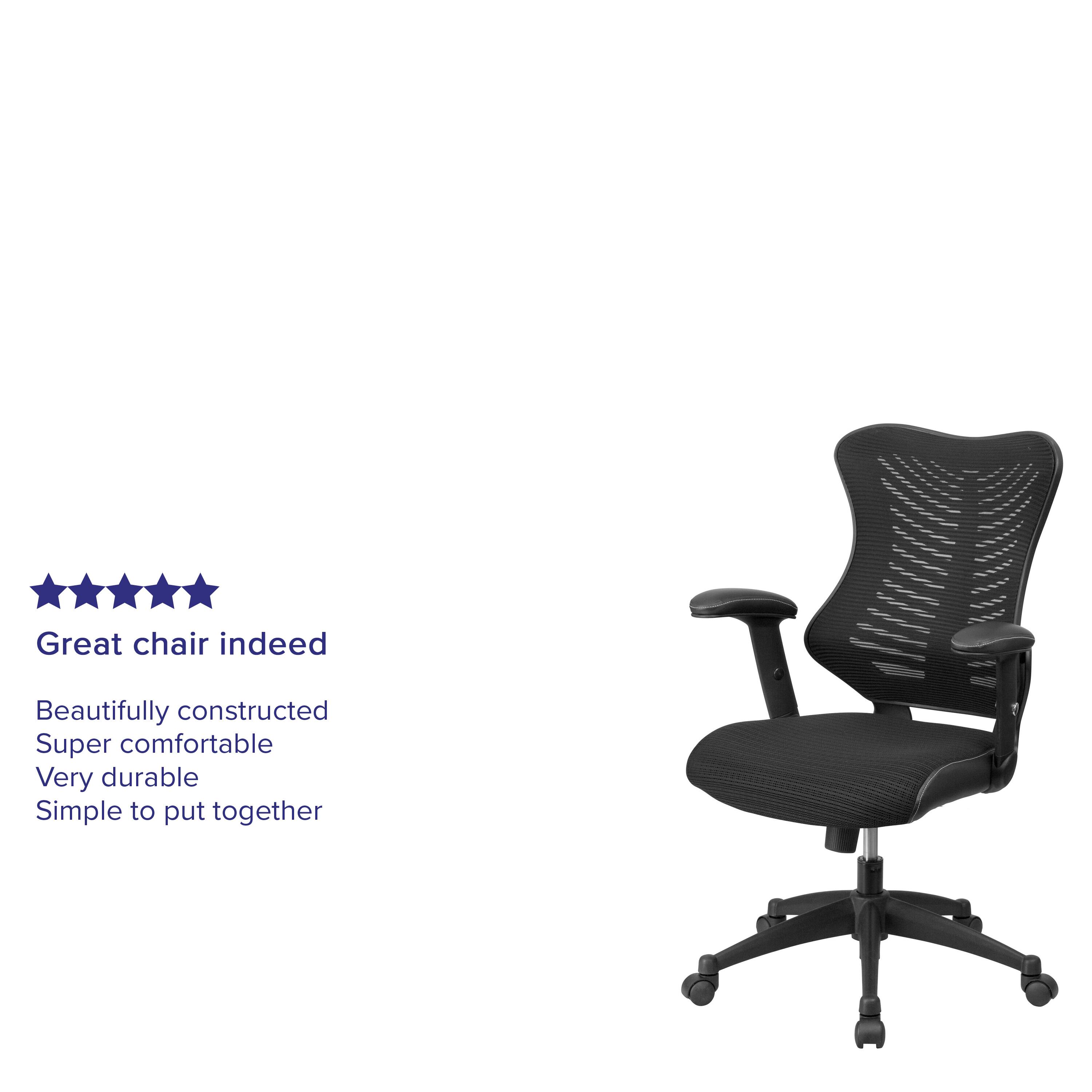 Great chair indeed  
Beautifully constructed  
Super comfortable  
Very durable  
Simple to put together