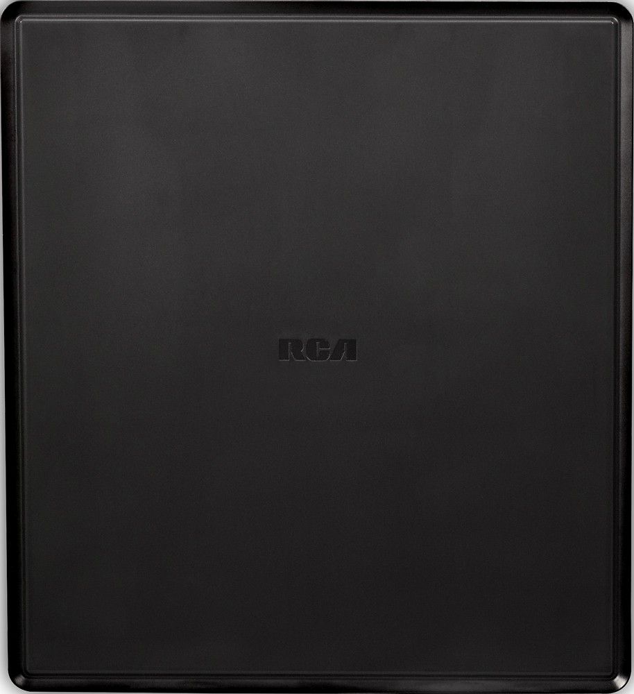 Best Buy: RCA Refurbished Amplified Indoor Flat HDTV Antenna Black ...