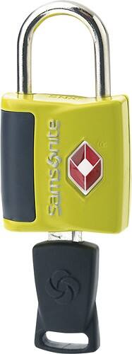 Front Standard. Samsonite - Travel Sentry Key Locks (2-Pack) - Neon Green.