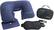 Angle Standard. Samsonite - Inflatable Pillow, Eye Mask and Ear Plugs - Black.
