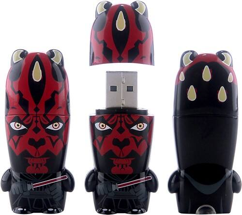 Front Standard. Mimobot - Darth Maul 8GB USB 2.0 Flash Drive.