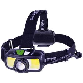 Police Security - 1500 lm Black LED Head Lamp