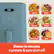 Air fry, Bake, Roast, Reheat, Dehydrate, Broil, Dinner in minutes 6 presets & auto shut-off