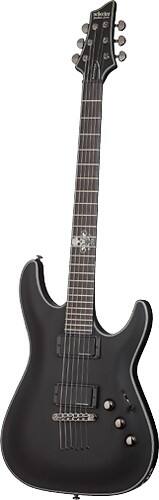 Angle Standard. Schecter - Blackjack SLS C-1 6-String Full-Size Electric Guitar - Satin Black.